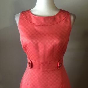 Tahari Sleeveless Salmon Dress